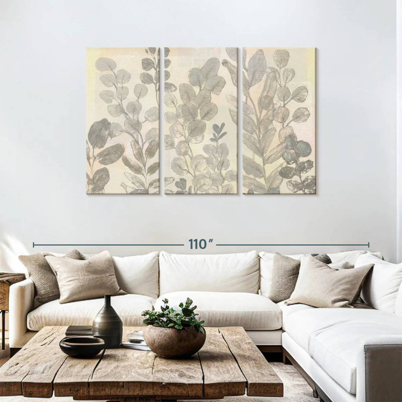 Leaf Pattern I, 48" H x 74" W