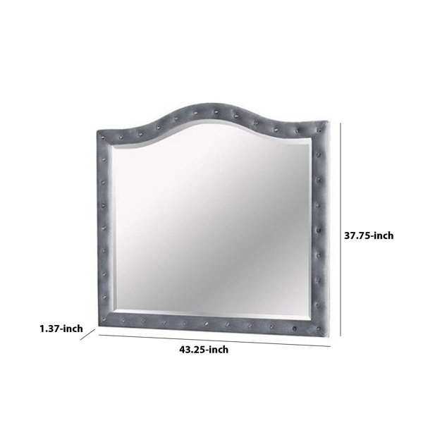 Crystal Tufted Full Body Mirror, Large Floor Mirror, Full length Mirror,  Standing Mirror, Big mirror