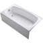 Dynametric Alcove 60" x 32" Soaking Bathtub-1020791498-990578548
