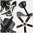 Briteny 52" Reversible Black Modern Ceiling Fan with LED Light and Remote, 6 Speed DC Motor-1950203220