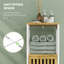 Manufactured Wood, Bamboo Freestanding Bathroom Cabinet