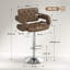 Swivel Bar Stool with Steel Frame-117028798