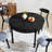 47.24'' Farmhouse Round Dining Table With Drawer-1613905077