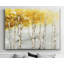 «Golden Trees», reproduction de peinture à l'aquarelle sur toile tendue-29146610-31992901