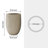 16" W x 21.5" H Concrete Tall Round Flower Planter Handcrafted Brown Large Plant Pots with Drainage Hole-1540417181-1522835328