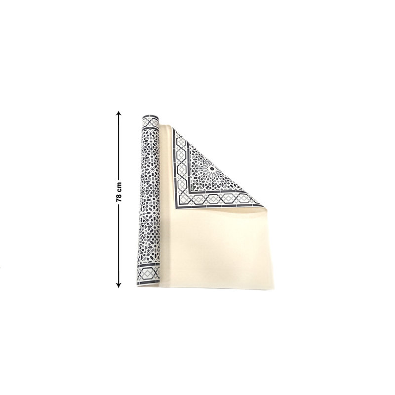 Aban Geometric Area Rug, Runner 78 x 225cm