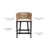 Carneshia Upholstered Solid Wood Counter Stool-1039754769