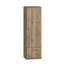 Élégante garde-robe en noyer avec de nombreuses tablettes de 19,7 po x 73,6 po x 18,5 po | 100% panneau de particules enduit de mélamine, épaisseur: 0,7 pouce | Fixation murale, conception traditionnelle de couleur unie, parfaite pour toute chambre à coucher-620877521