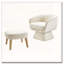 Chaise de loisir rembourrée avec repose-pieds-635523542