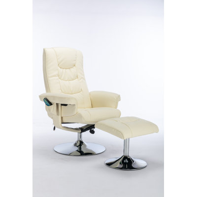 Tasha 79cm Wide Ergonomic Recliner with Massager