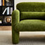 Velours simple de 34 po, avec support lombaire, convient à un appartement, un bureau, un salon, une structure en bois massif, une assise mi-moelleuse, aucun outil complexe nécessaire en velours, expérience d'assise confortable,