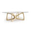 Butterfly Dining Glass Top Table-1989342871-1971320778