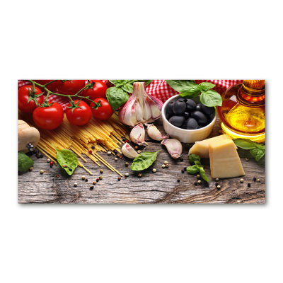 Italian Food - Wrapped Canvas Print