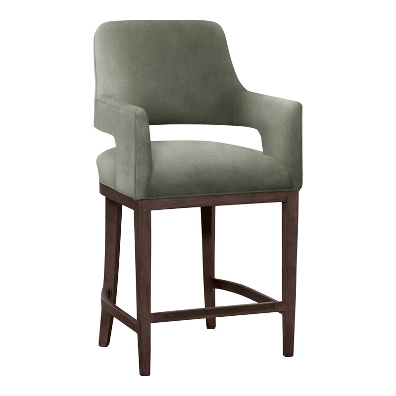 Tabouret de bar et de comptoir Josie, Tabac, Saule 9953, Tabouret de comptoir (siège d'une hauteur de 26,5