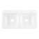 Selkirk 43" L Double Basin Drop-In Kitchen Sink