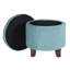 Pittsburgh Cambridge Tufted Round Storage Ottoman-1146542238