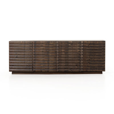 Tussac Media Console - Matte Brown Neem