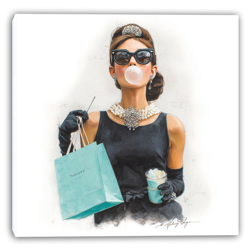 Art mural sur toile City Shopper, H 20 po x l 20 po