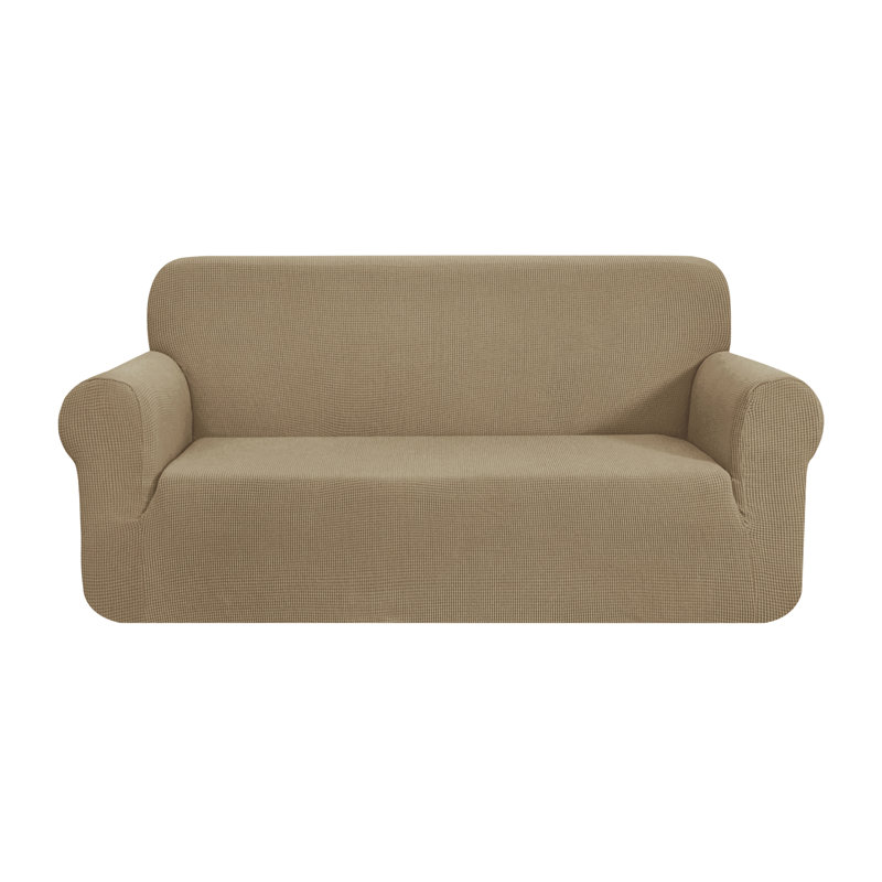 Box Cushion Slipcover, Sand, 104cm H x 235cm W x 107cm D