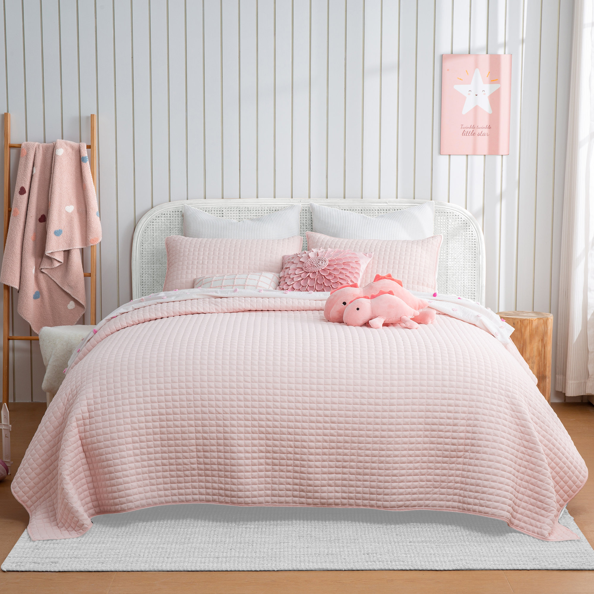 Wonderful Textile Waffle Quilt Set | Wayfair