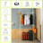 Telescopic Garment Rack, Heavy Duty Design Movable DIY By Hand No Damage To Wall Ceiling Hanging Rail, 31-47In Wide Adjustable, 120 Kilogram Loading, Reach Hook Included-114196696