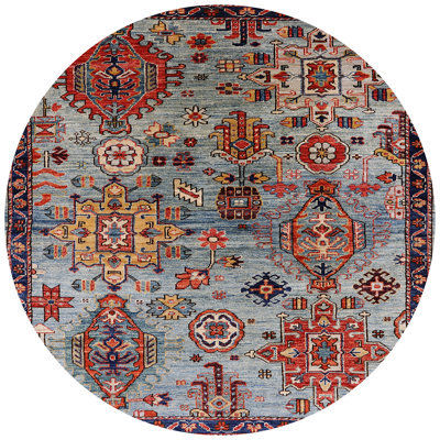 Tapis bleu Frederico