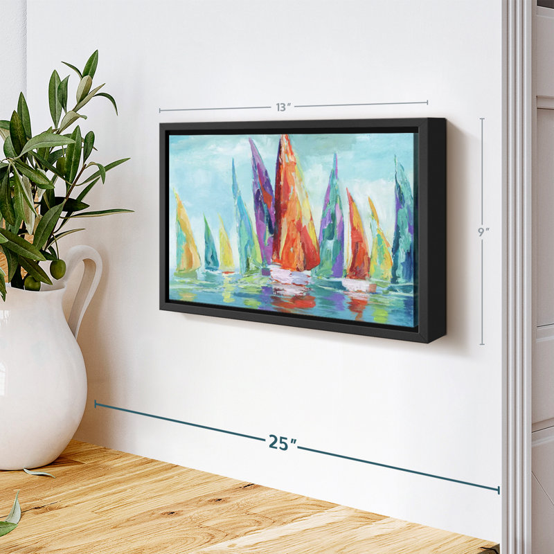 «Fine Day Sailing I», 9" H x 13" W