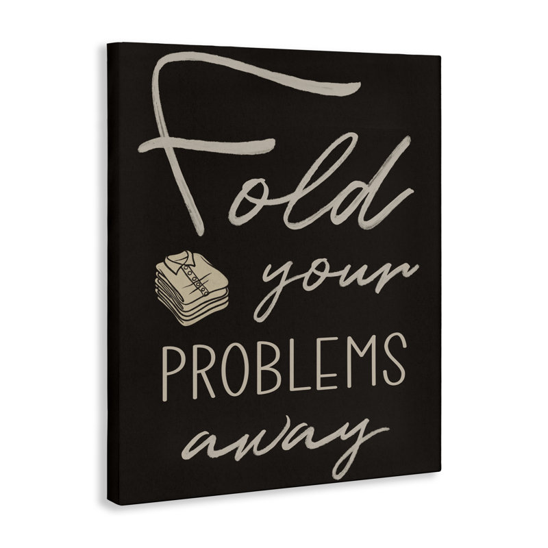 Toile «Fold Your Problems Away», conception par Marcus Prime, H 40 po x l 30 po