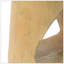 Table d'appoint MGO Hollow, texture semblable au bois, couleur naturelle-1896585645