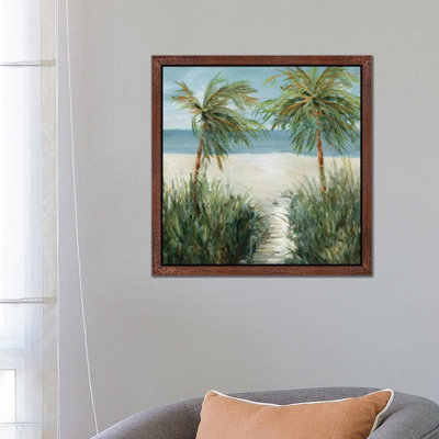 Sandy Beachwalk - Wrapped Canvas Painting