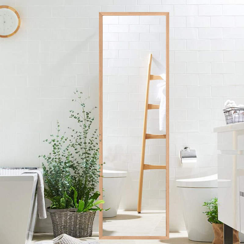 Miroir pleine grandeur Berriman, Bois naturel