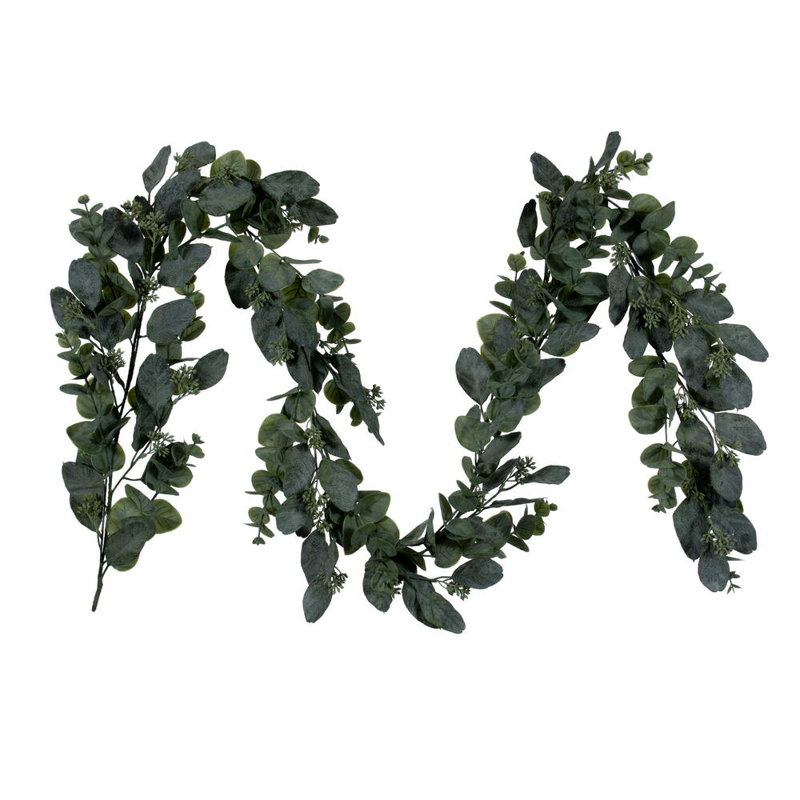 Vickerman 6' Green Eucalyptus Garland.