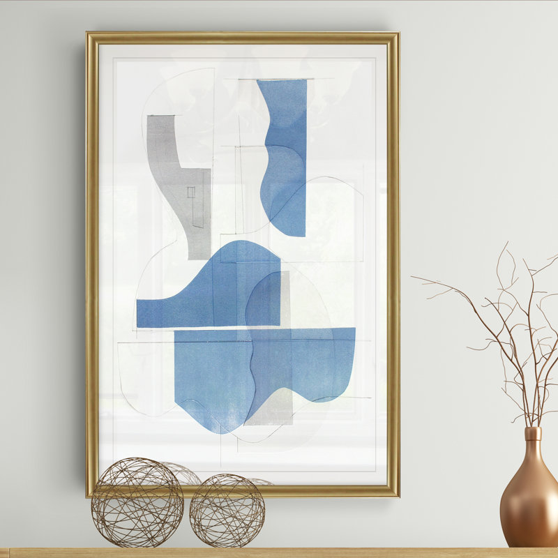 «Pottery Forms II», reproduction sur toile, H 22,5 po x l 30,5 po x P 1,5 po, Cadre doré