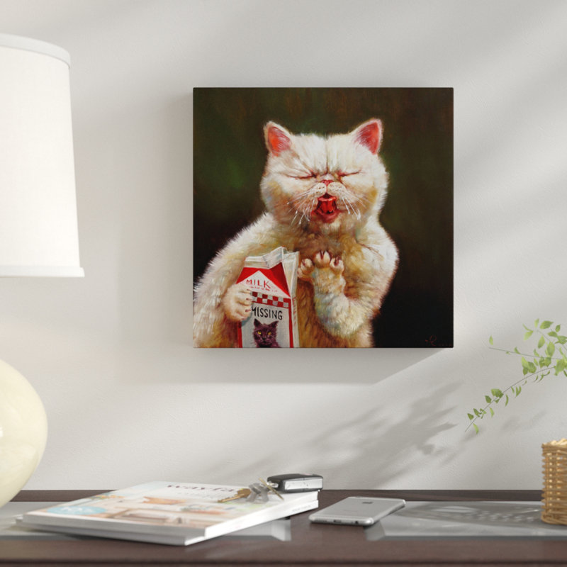 «Sour Milk», reproduction sur toile, H 12 po x l 12 po x P 1,5 po, Pas de tapis, Toile tendue
