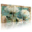 Plantes et fleurs, ensemble de 3 impressions sur toile-1021820472