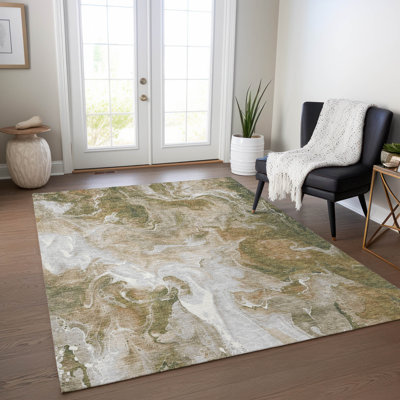 Tapis intérieur / extérieur brun Caelor