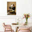 Panda Cooks Stir-Fry Contemporary Bamboo Panda Wall Art Print 1 Piece Wrapped Canvas Wall Art-435986726