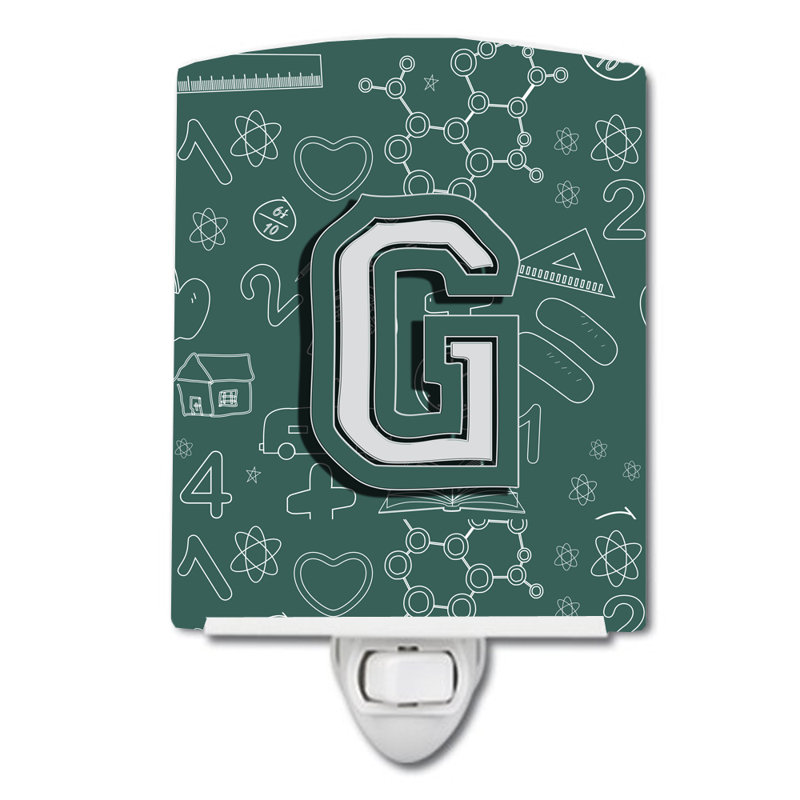 Éclairage de nuit en céramique back to school, G