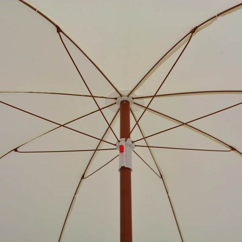 Collin 180cm Beach Parasol, Sand