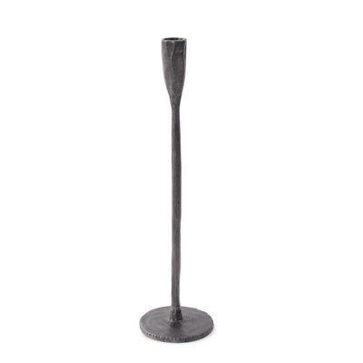 Bougeoir en fonte d'aluminium sculpté Asher