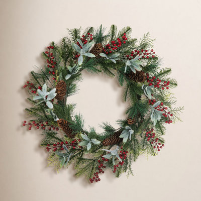 24" Pine Wreath