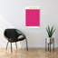 Vibrant Magenta Zebra Abstract Bold Contemporary Zebra Animal Wall Art Print 1 Piece Wrapped Canvas Wall Art-1562049972