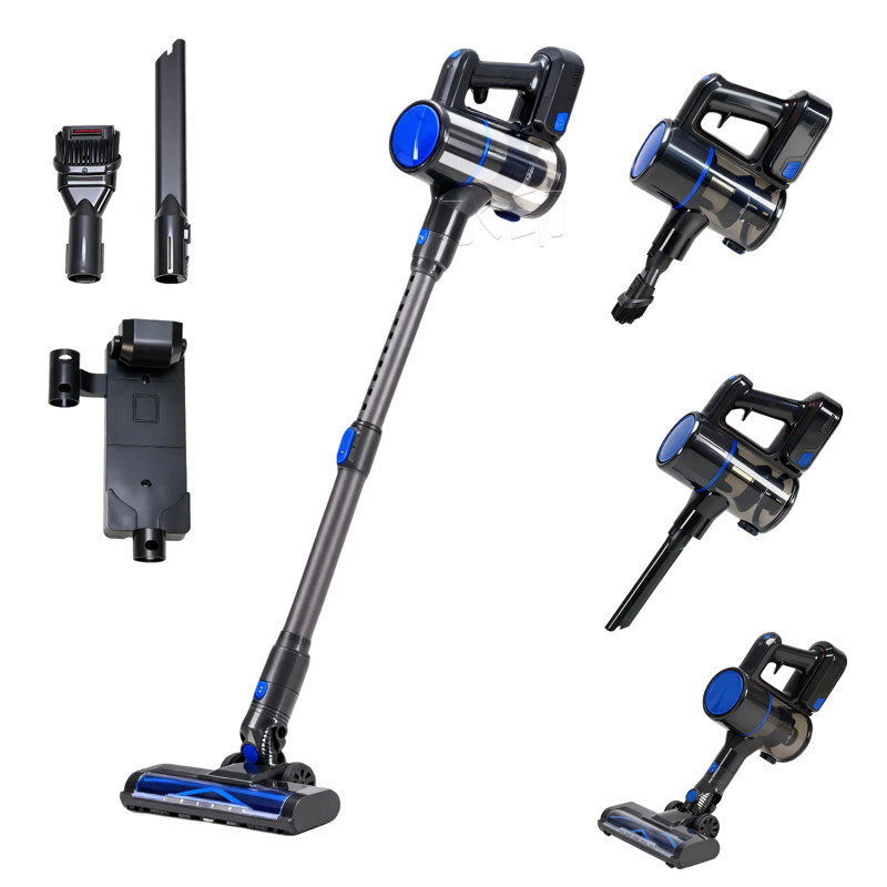 Cordless Vacuum Cleaner – Lightweight Stick Vacuum With Anti-tangling, Led Light, Powerful Rechargeable Battery, 3-in-1 Handheld For Home Hardwood Floor Carpet Pet Hair