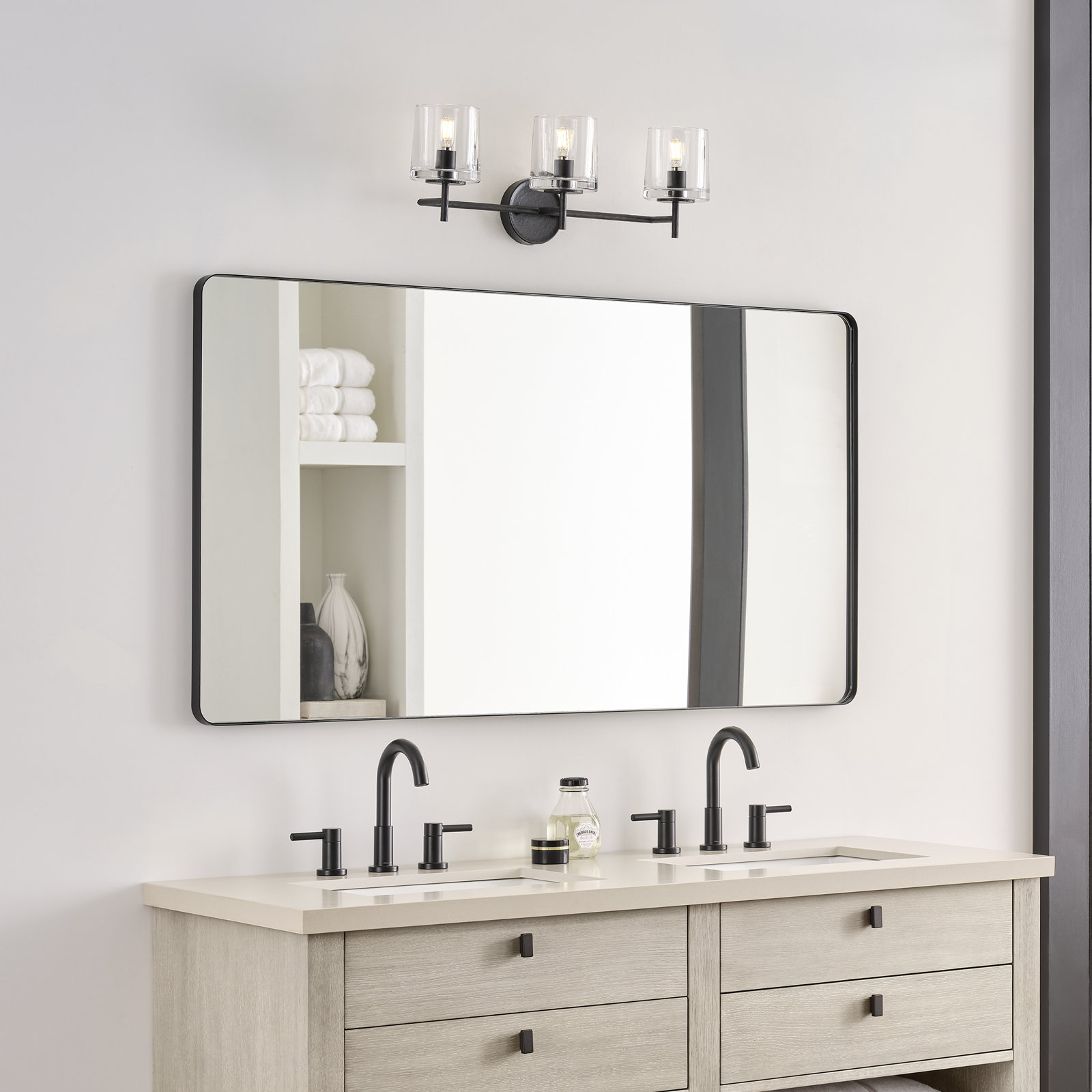 Marietta Dimmable Iron Vanity Light, 3