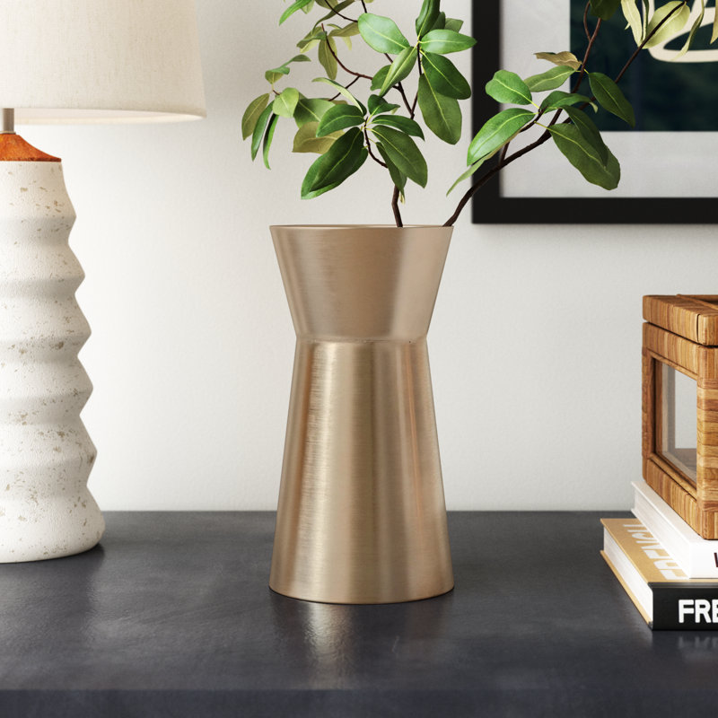 Corla 7.75'' Metal Table Vase