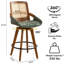 Darries 67cm Swivel Bar Stool-442444002
