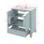 Meuble-lavabo de 30 po avec lavabo simple, armoire encastrée et tiroir-1814694517