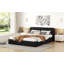 Grand lit plateforme tapissier-2009469460
