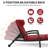 Miluse Outdoor Wicker Chaise Lounge , Cushion Included-1581089091