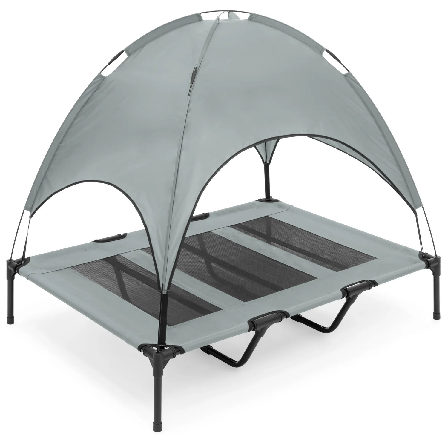 Outdoor raised dog bed with canopy cheap